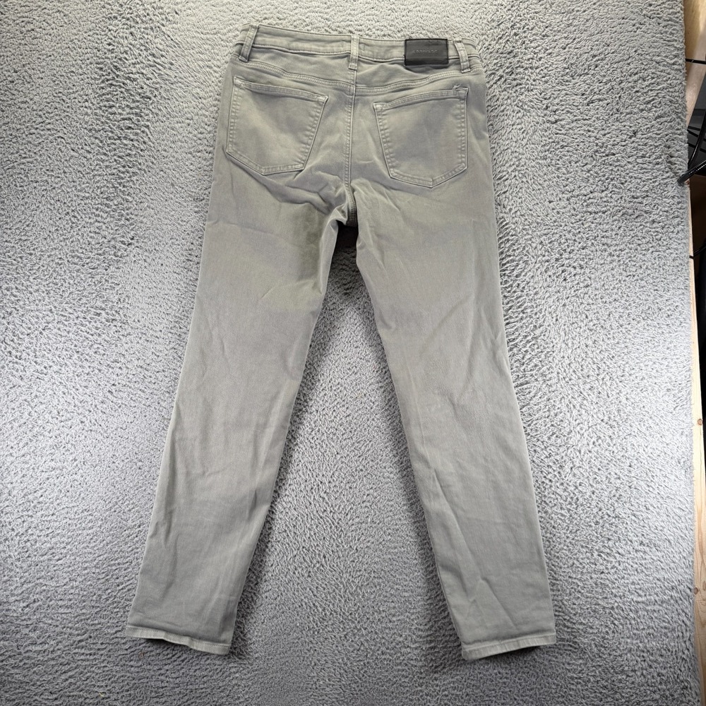 Express Jeans Mens 31x32 Gray Cotton Denim Straight Slim Travel Workwear Stretch - Picture 4 of 11